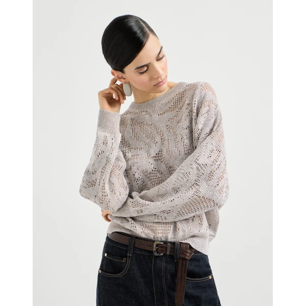 Dazzling water lilies sweater