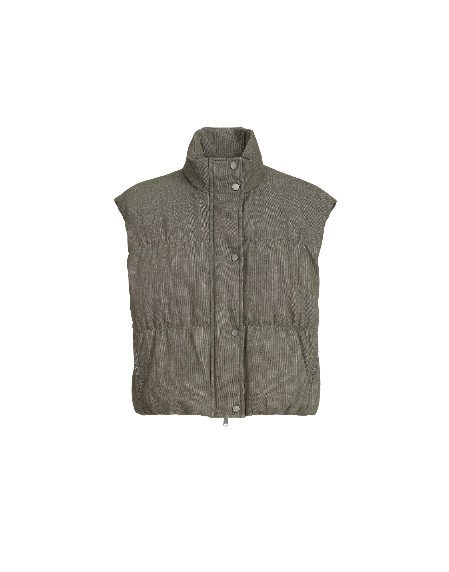Brunello Cucinelli Down vest in Olive