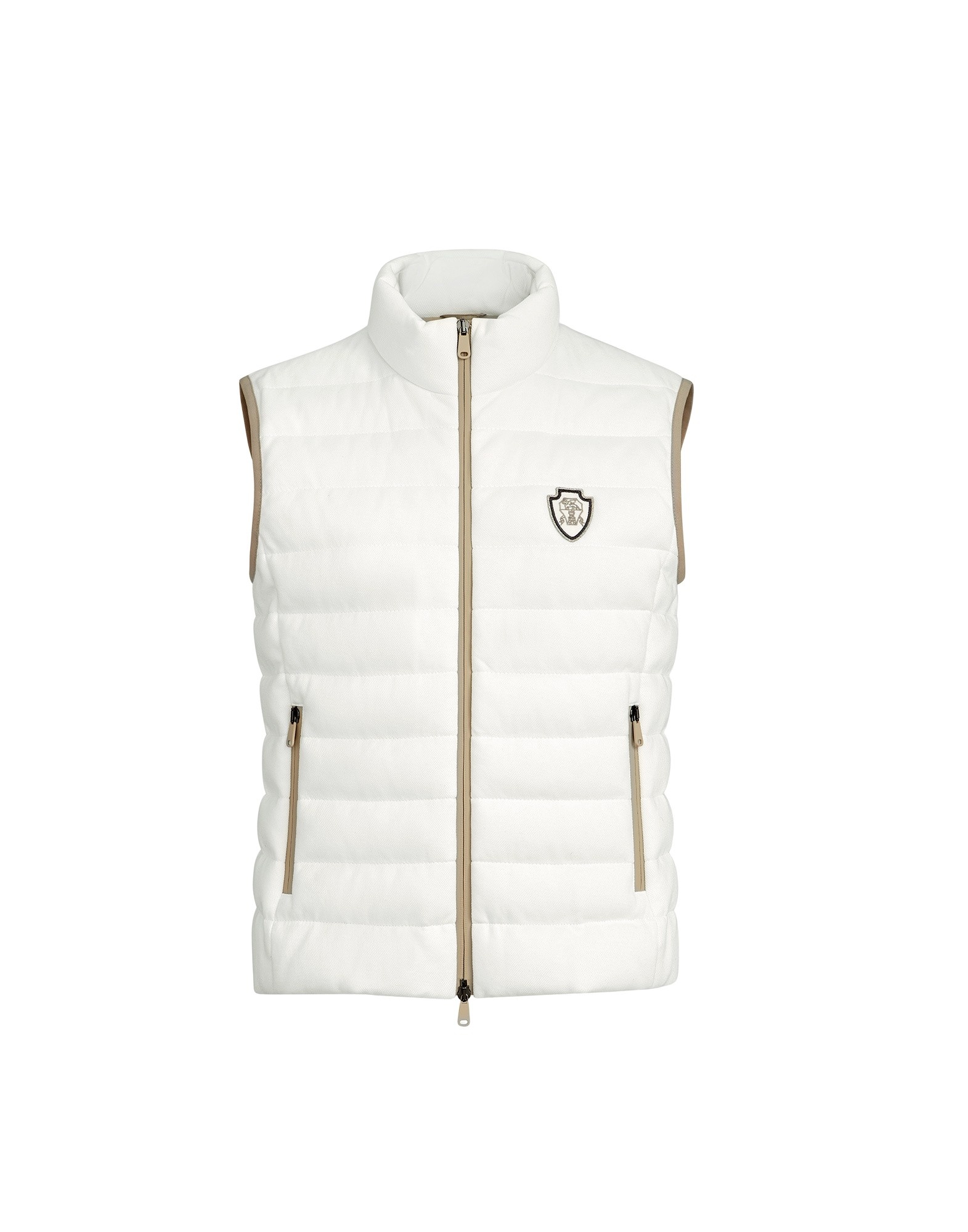 Brunello Cucinelli Down vest in White