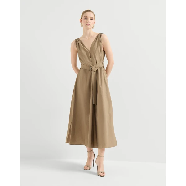 Dress with belt