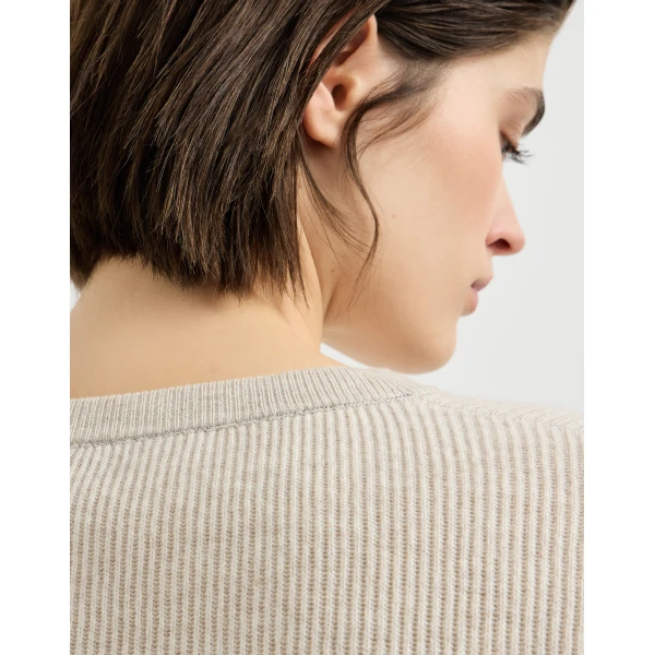 Beige Knitwear