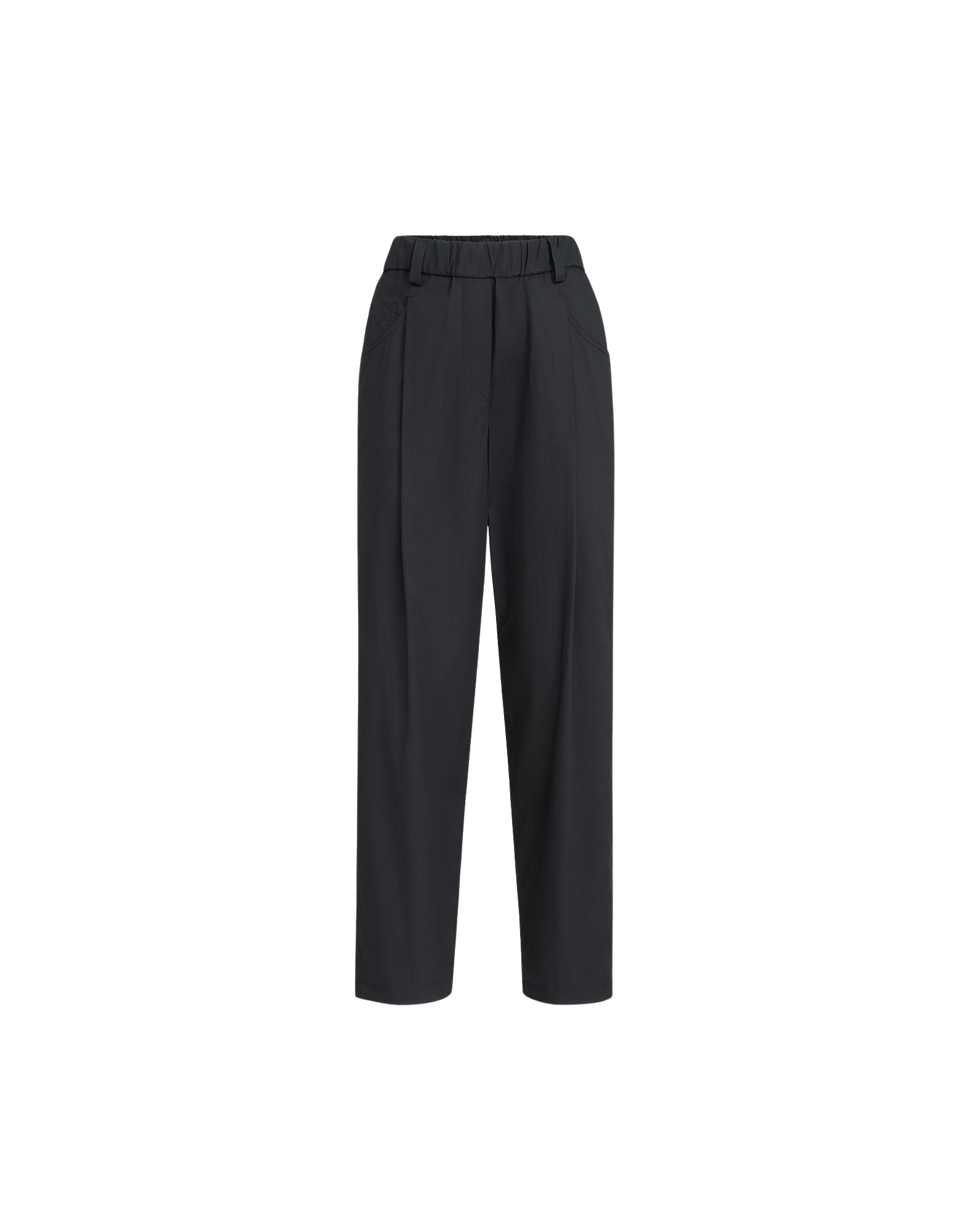 Brunello Cucinelli Five-pocket Track trousers in Black