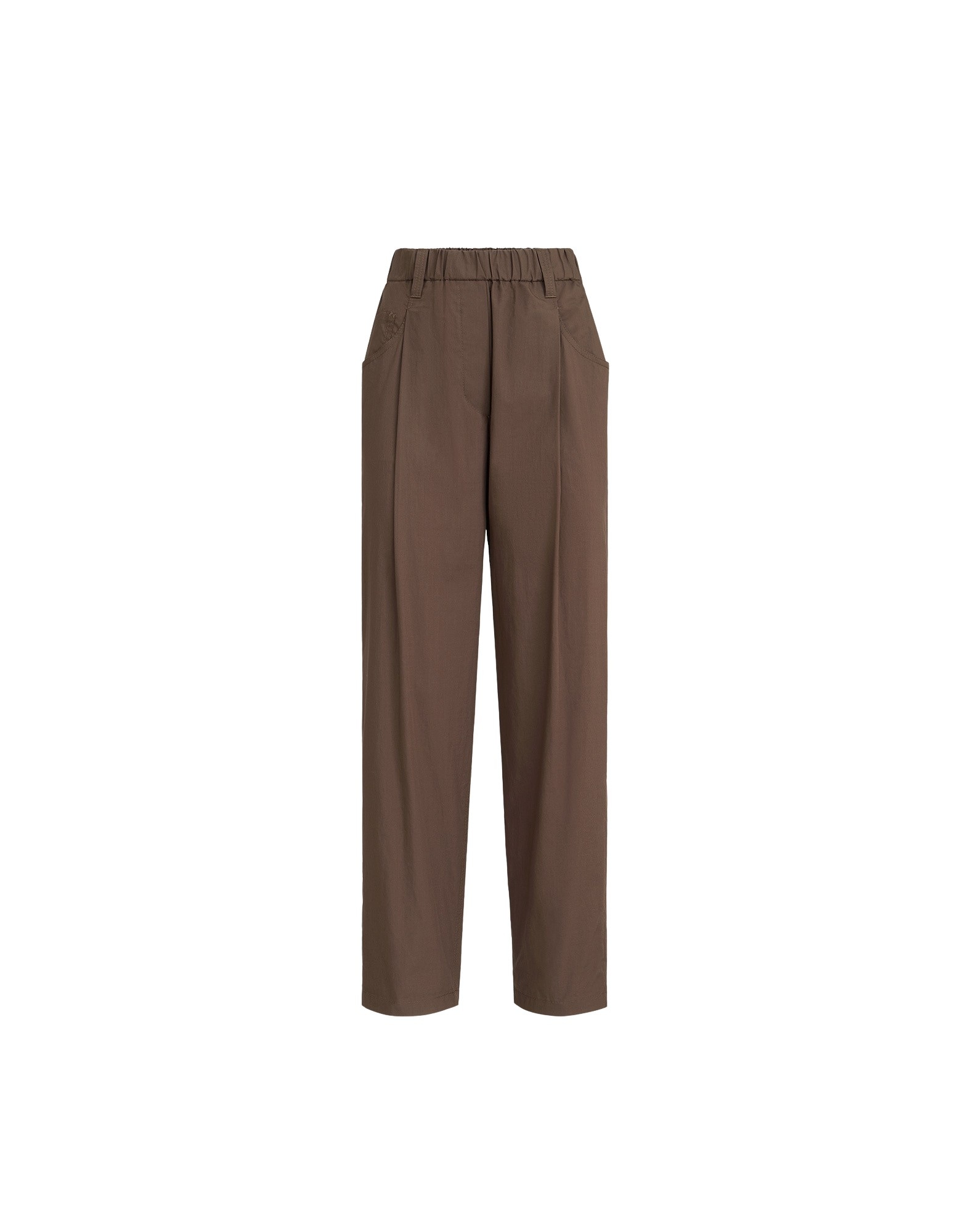 Brunello Cucinelli Five-pocket Track trousers in Chocolate