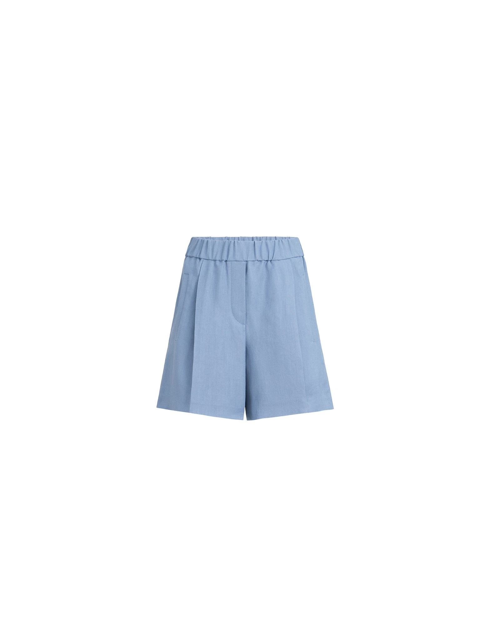 Brunello-Cucinelli-Fluid-twill-baggy-shorts-in-Azure69115_nobg Brunello Cucinelli