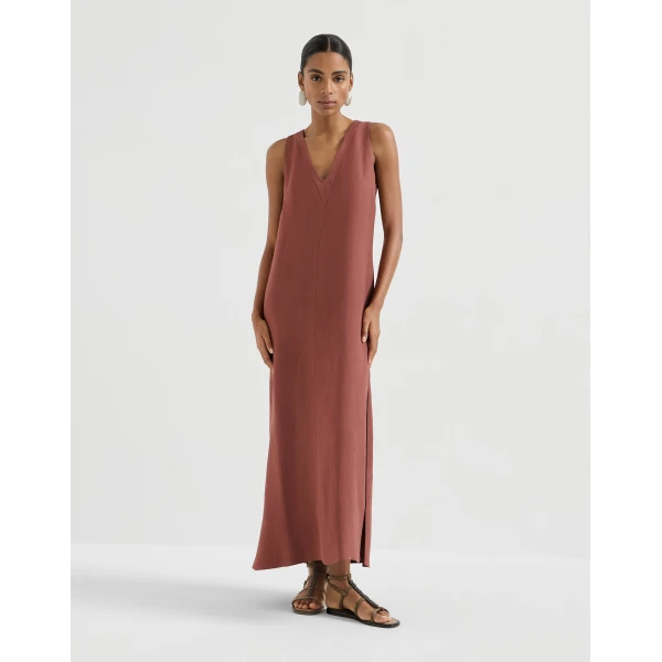 Fluid twill dress