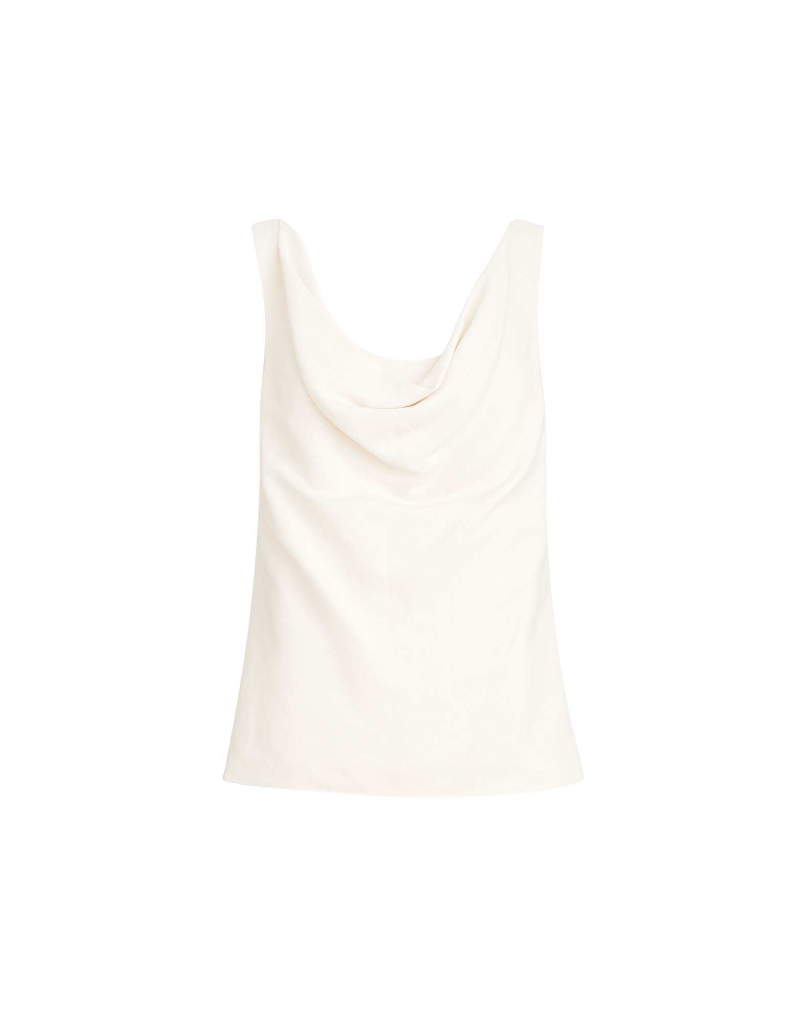 Brunello Cucinelli Fluid twill top in Ivory