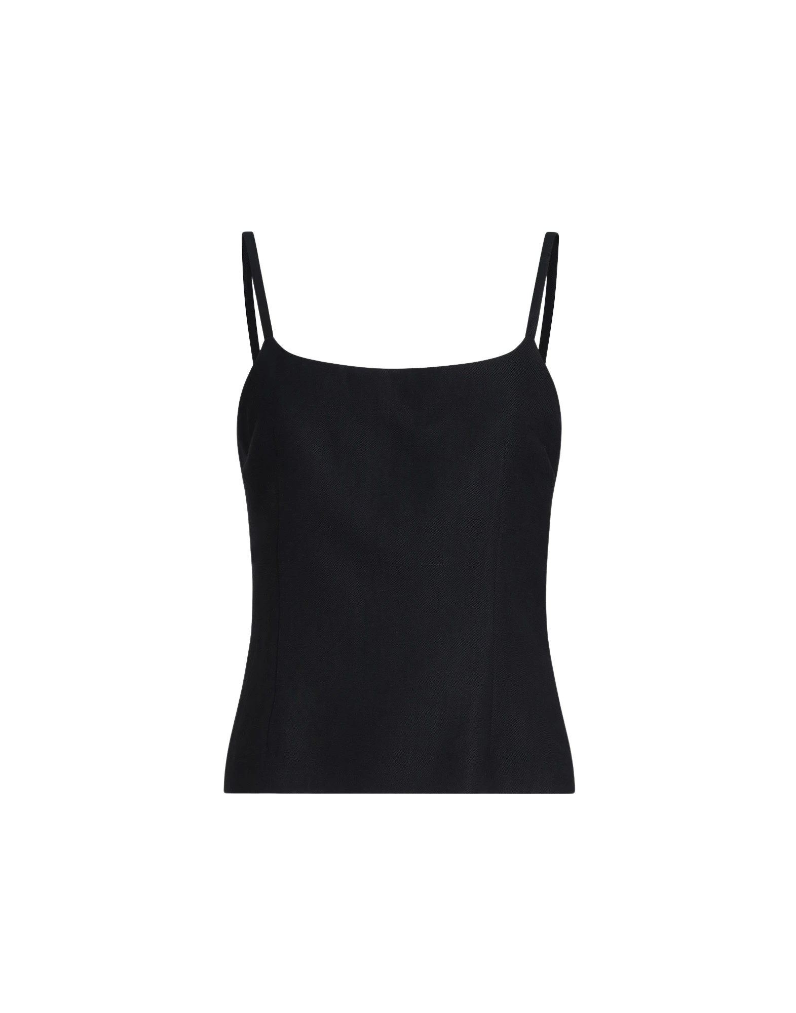 Brunello-Cucinelli-Fluid-twill-top-with-monili-in-Black68017_nobg Brunello Cucinelli