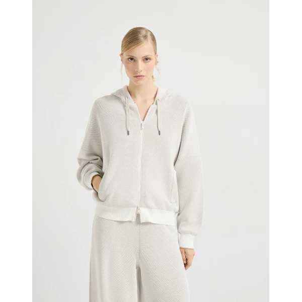 Honeycomb stitch sweatshirt