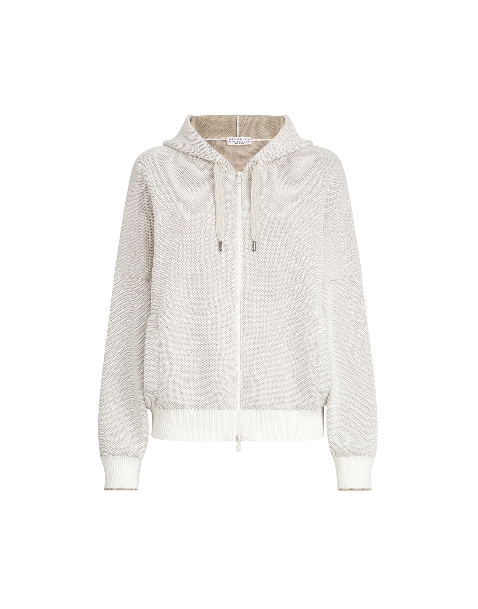 Brunello Cucinelli Honeycomb stitch sweatshirt in Panama Jacket