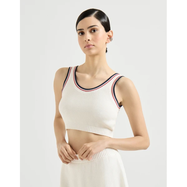 Knit crop top