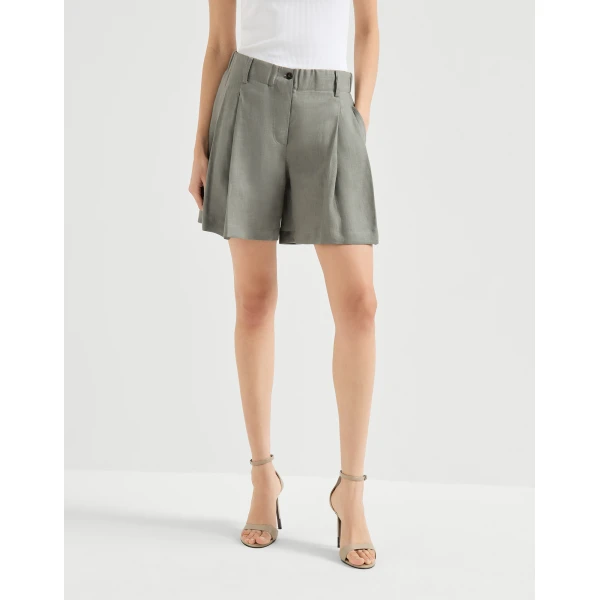 Linen shorts