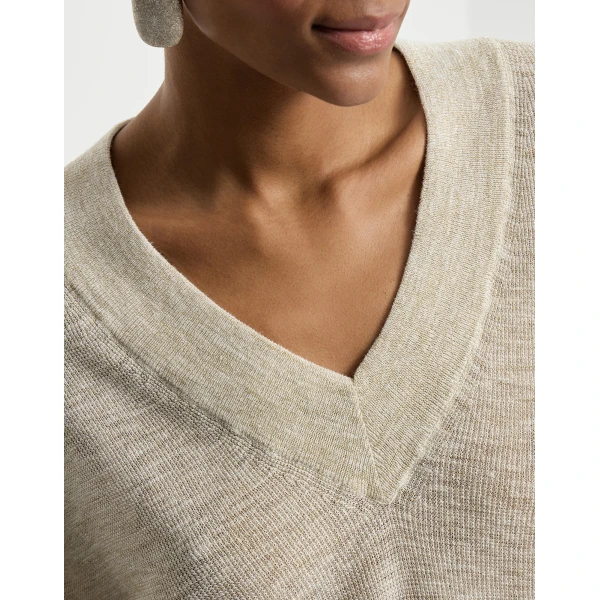 Beige Knitwear