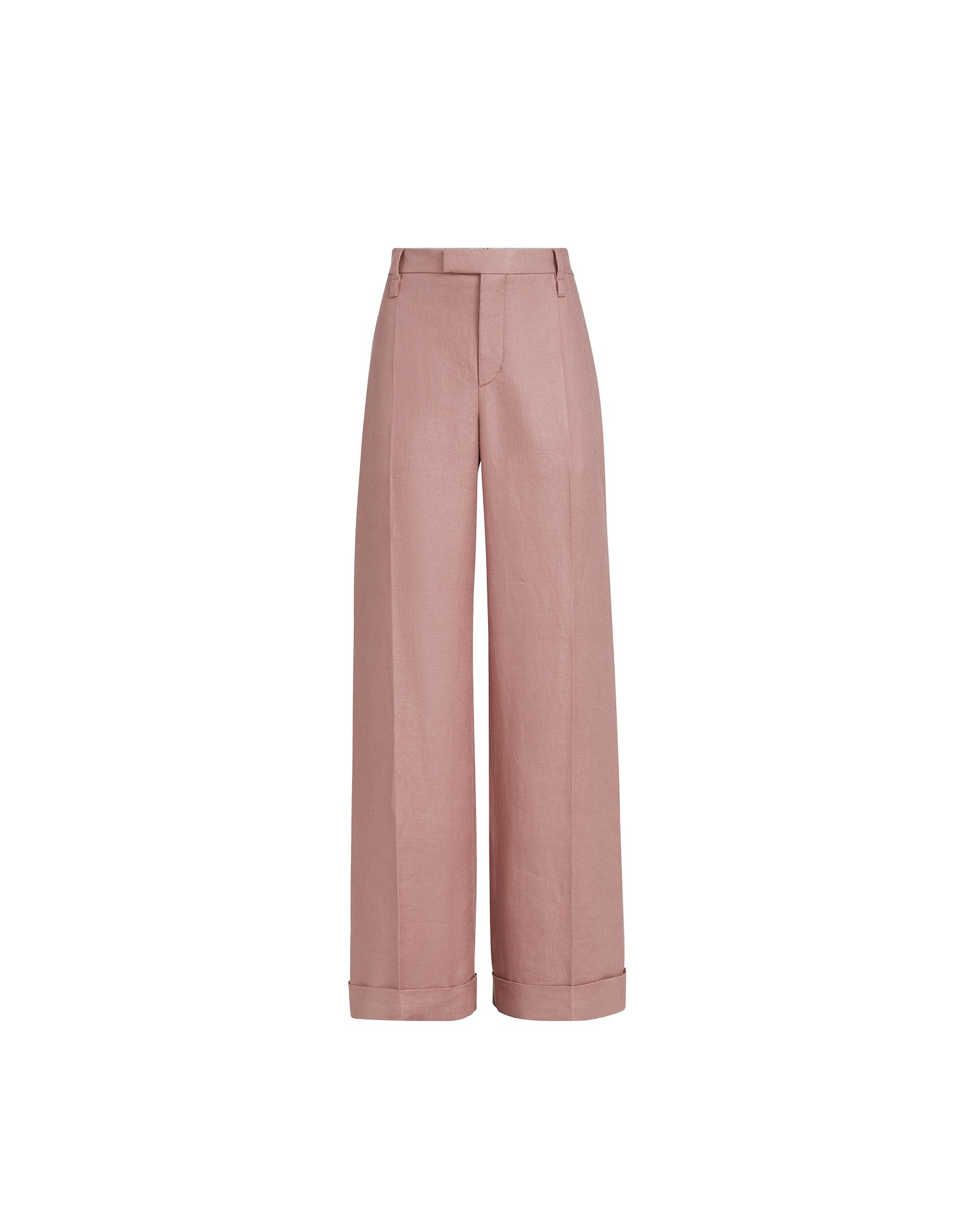 Brunello Cucinelli Loose Flared Trousers in Pink