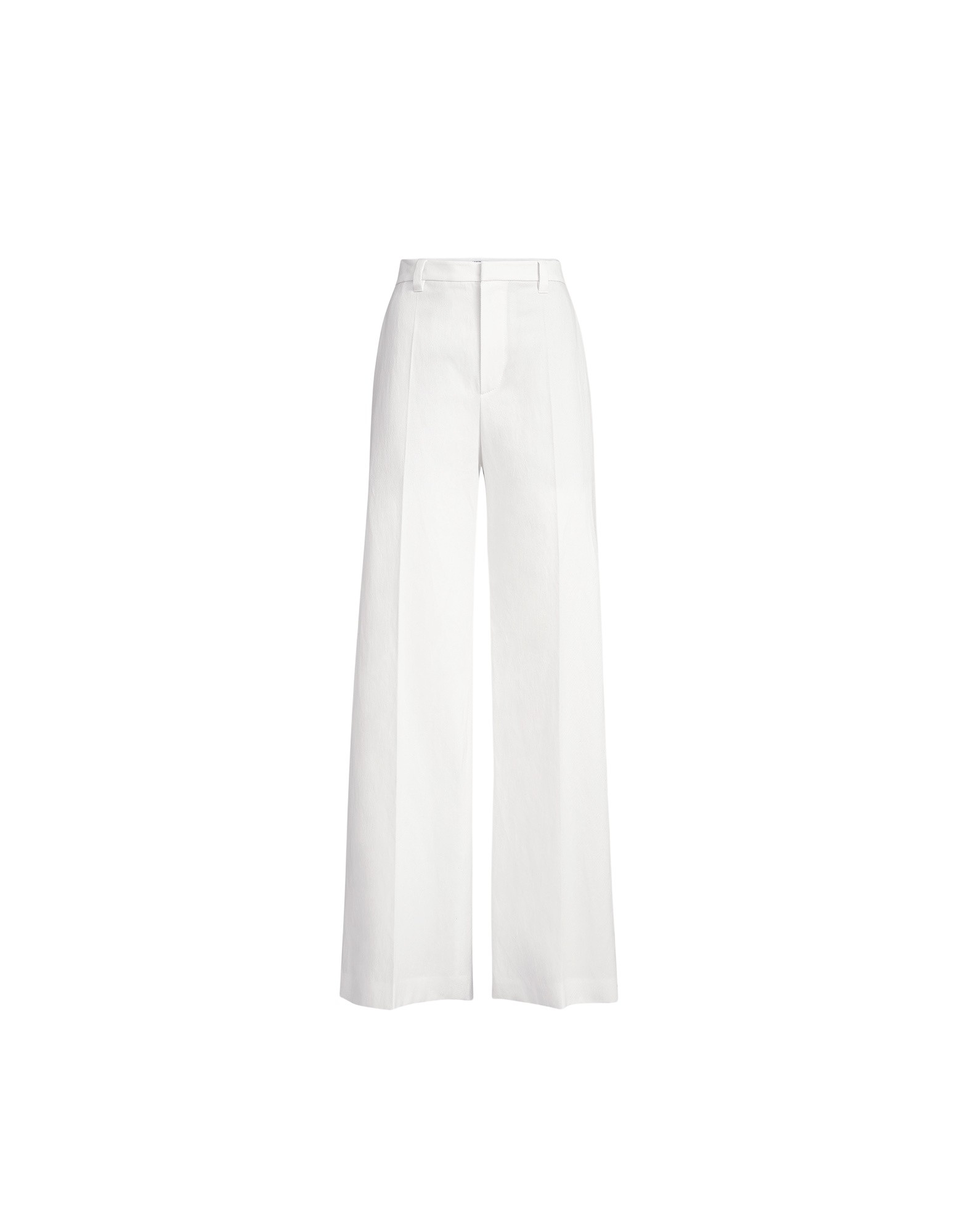 Brunello Cucinelli Loose Flared Trousers in White