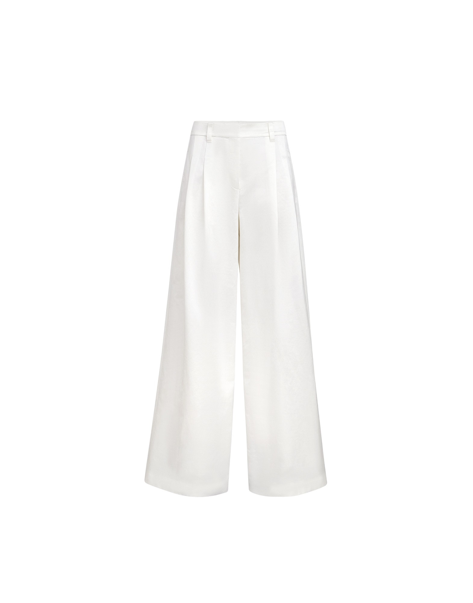 Brunello Cucinelli Loose Pleated trousers in White
