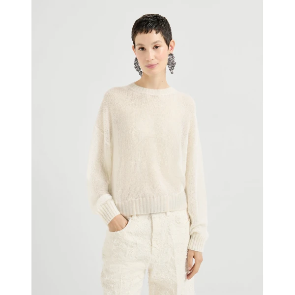 Mohair and wool sweater