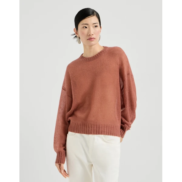 Mohair and wool sweater