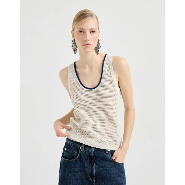 Net knit top