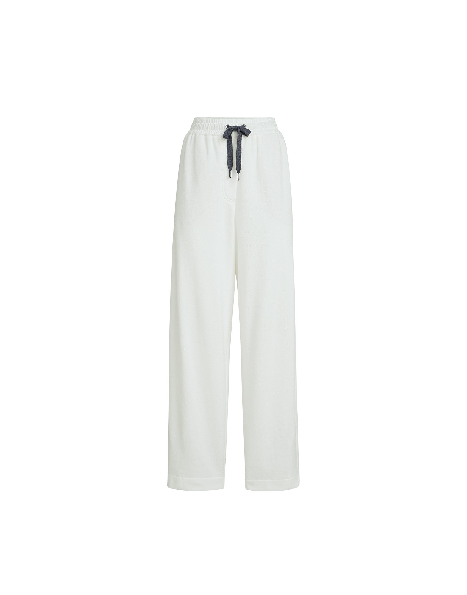 Brunello Cucinelli Pique Track trousers in White