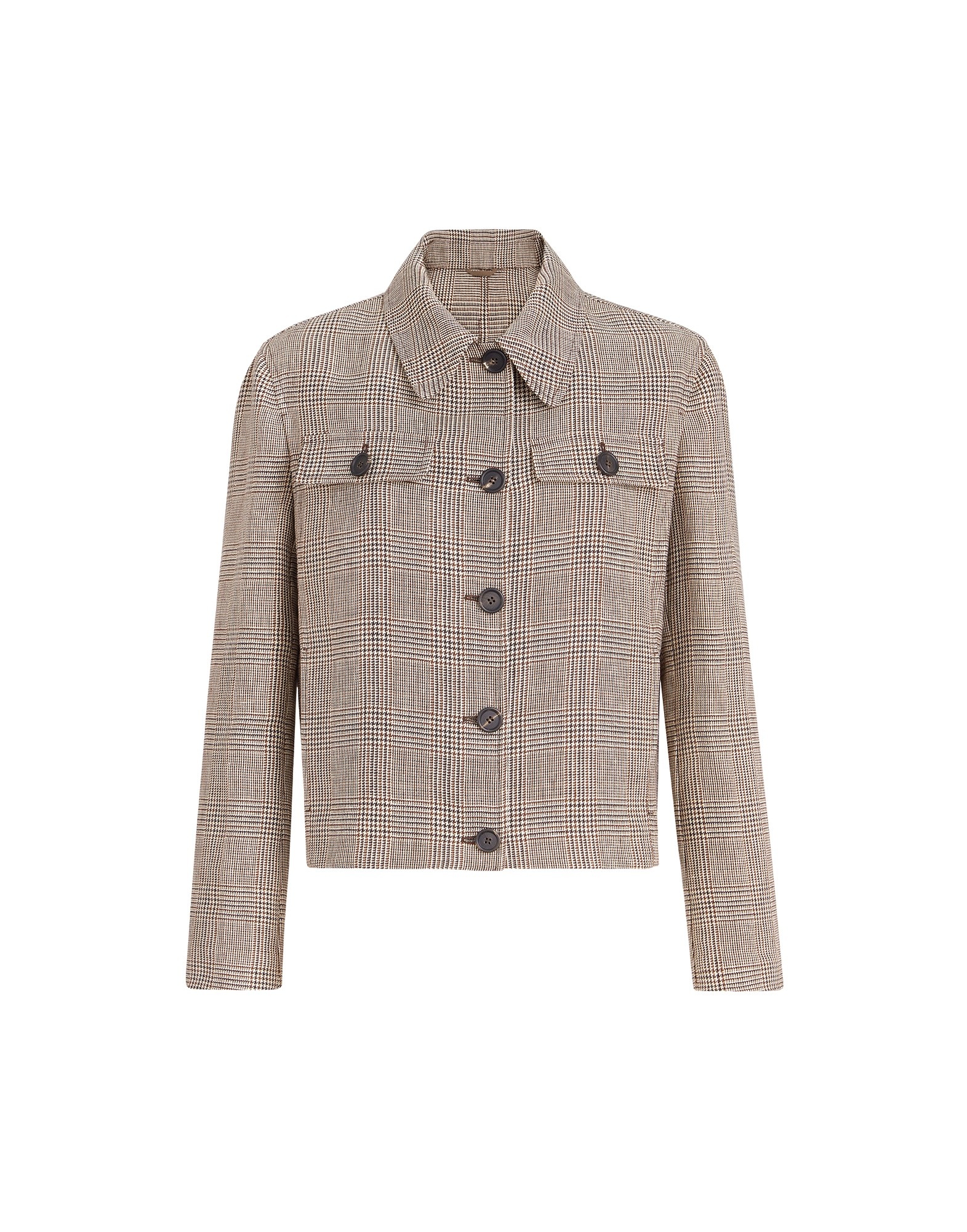 Brunello Cucinelli Prince of Wales blazer in Light Brown