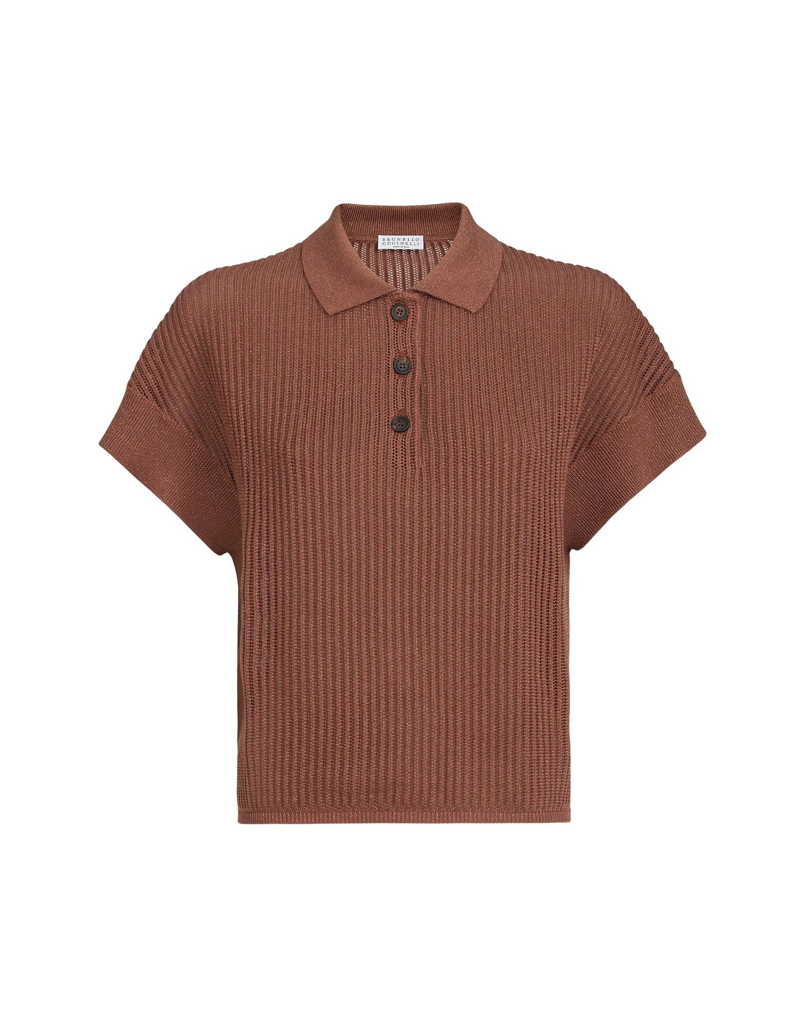 Brunello-Cucinelli-Ribbed-net-polo-shirt-in-Firebrick30006_nobg Brunello Cucinelli