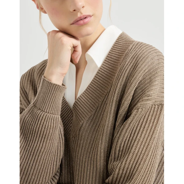 Beige Knitwear