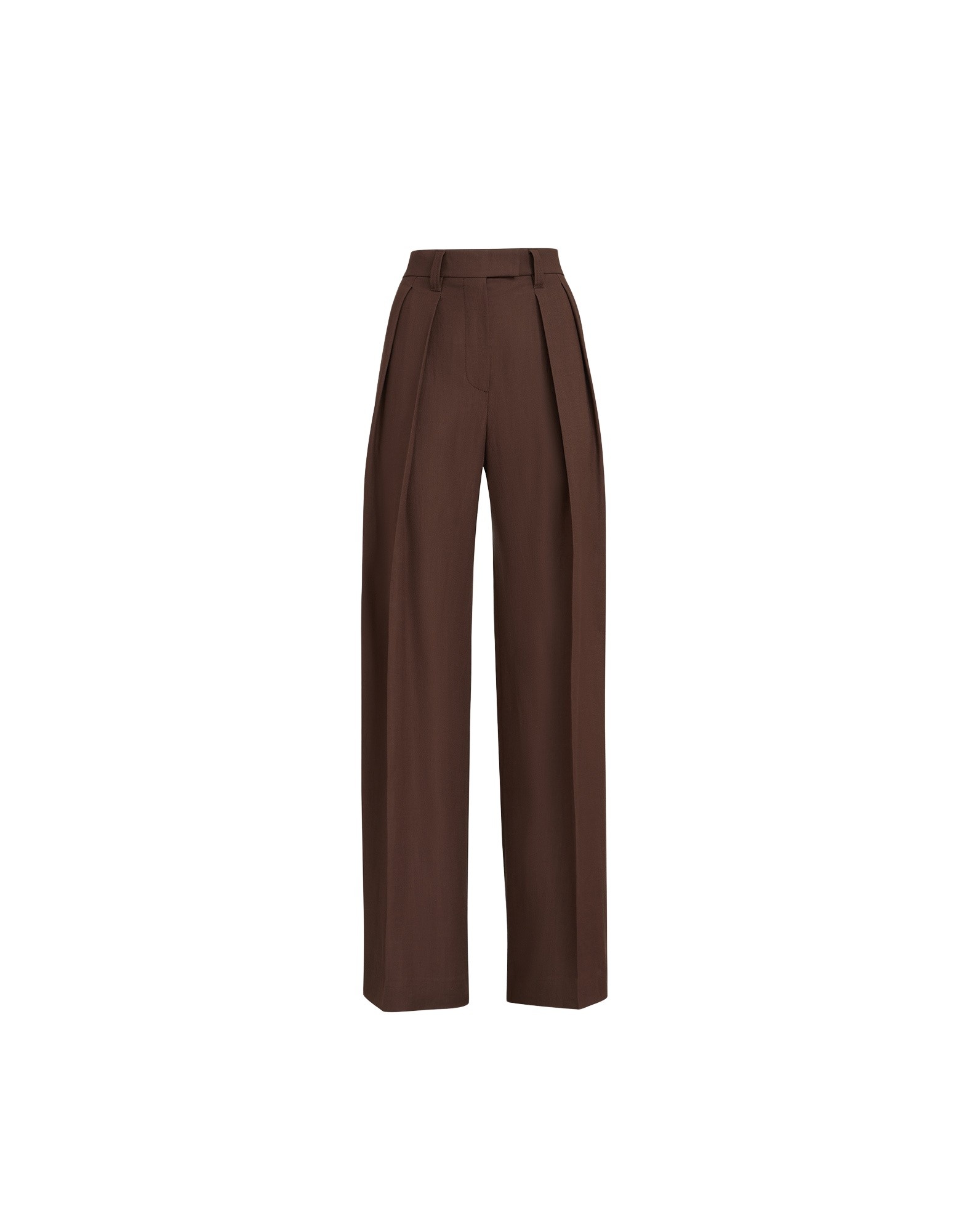 Brunello Cucinelli Sartorial Wide trousers in Cocoa