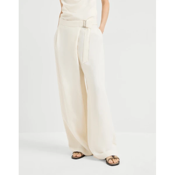 Sartorial wrap trousers