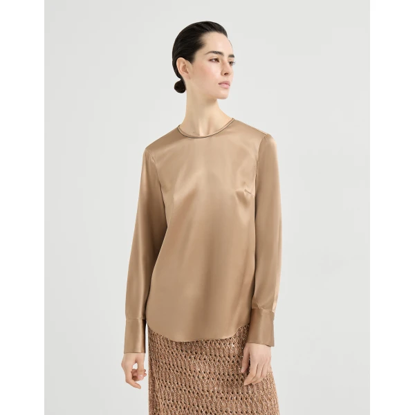 Satin T-shirt
