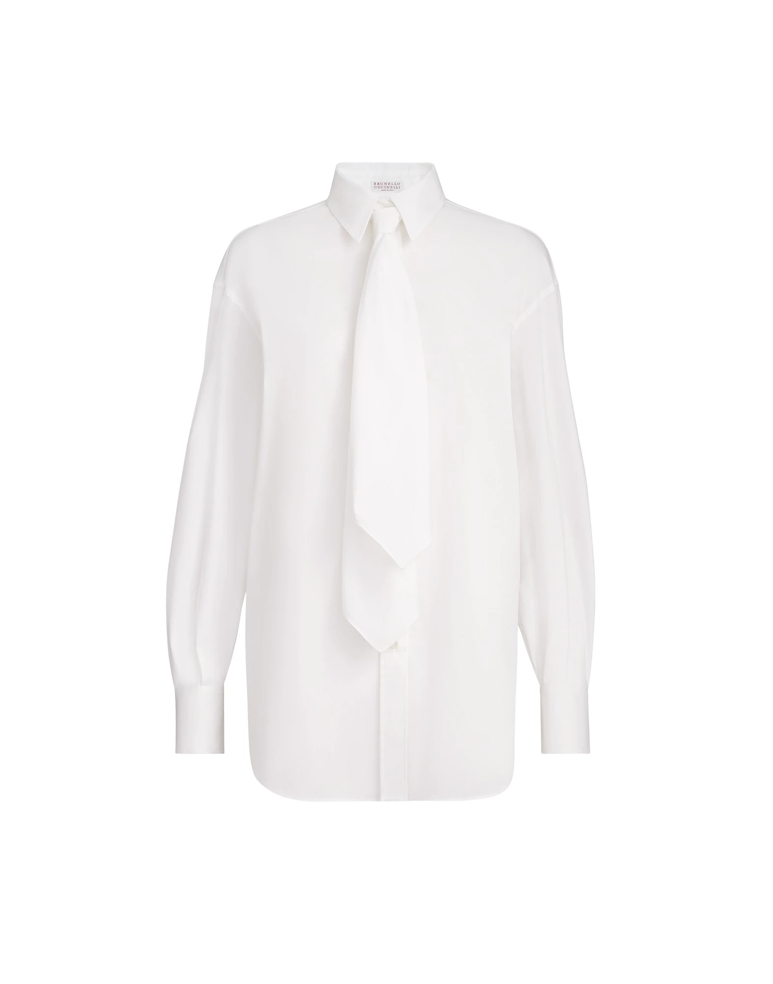 Brunello-Cucinelli-Shirt-with-tie-and-monili-in-White22538_nobg Brunello Cucinelli