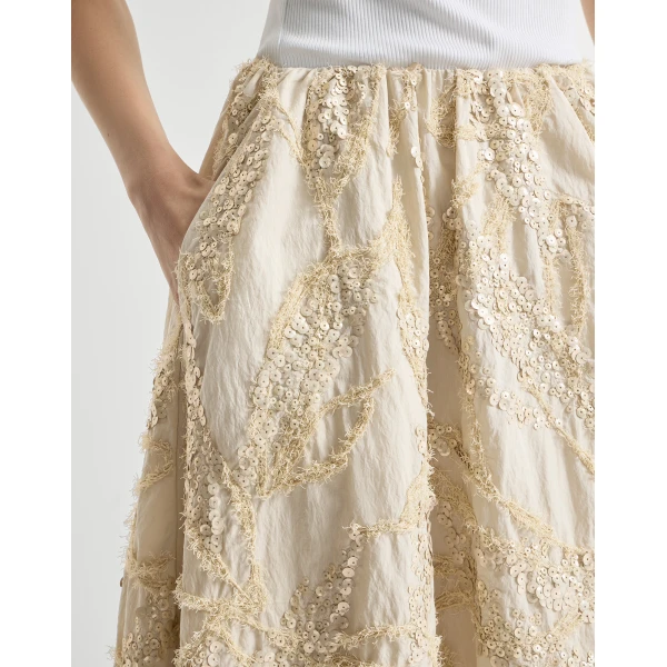 Beige Skirts