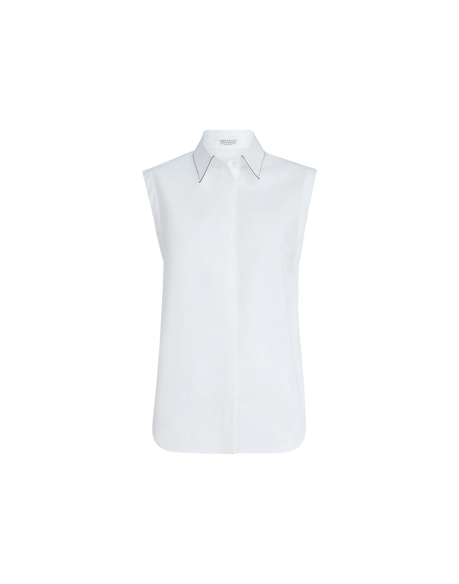 Brunello-Cucinelli-Sleeveless-Shirt-with-Shiny-Trim-in-White62367_nobg Brunello Cucinelli