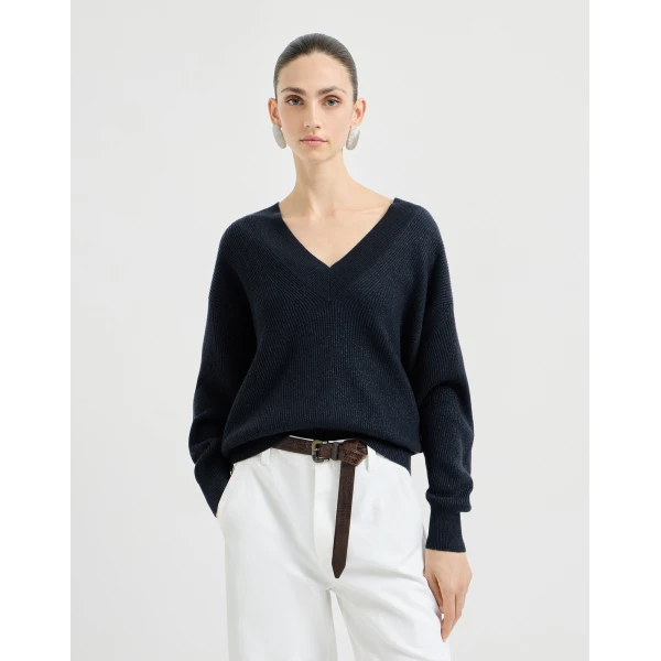 Sparkling cashmere sweater