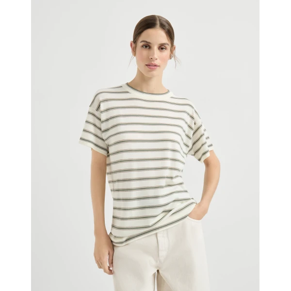 Sparkling stripe t-shirt