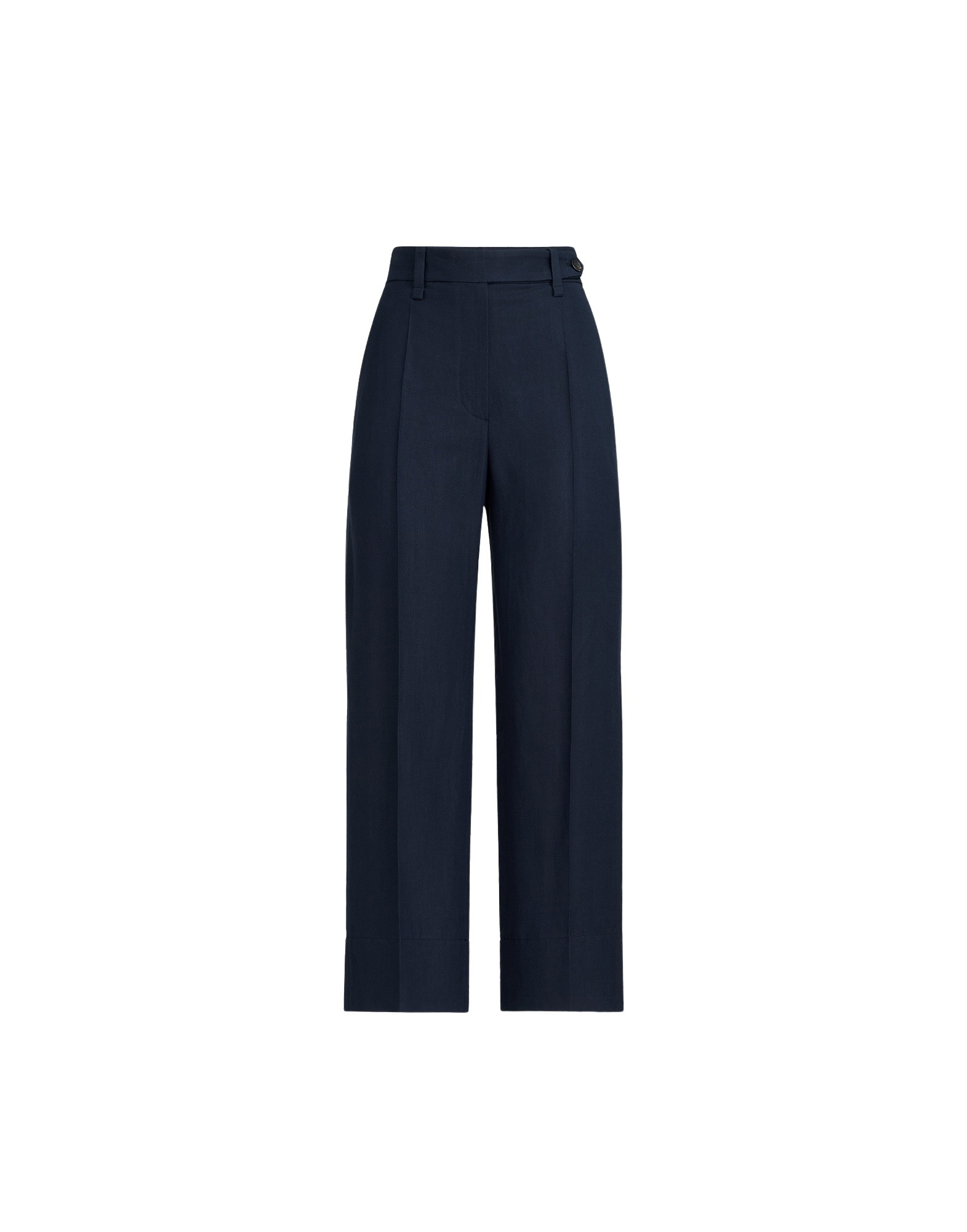 Brunello Cucinelli Square cigarette trousers in Blue