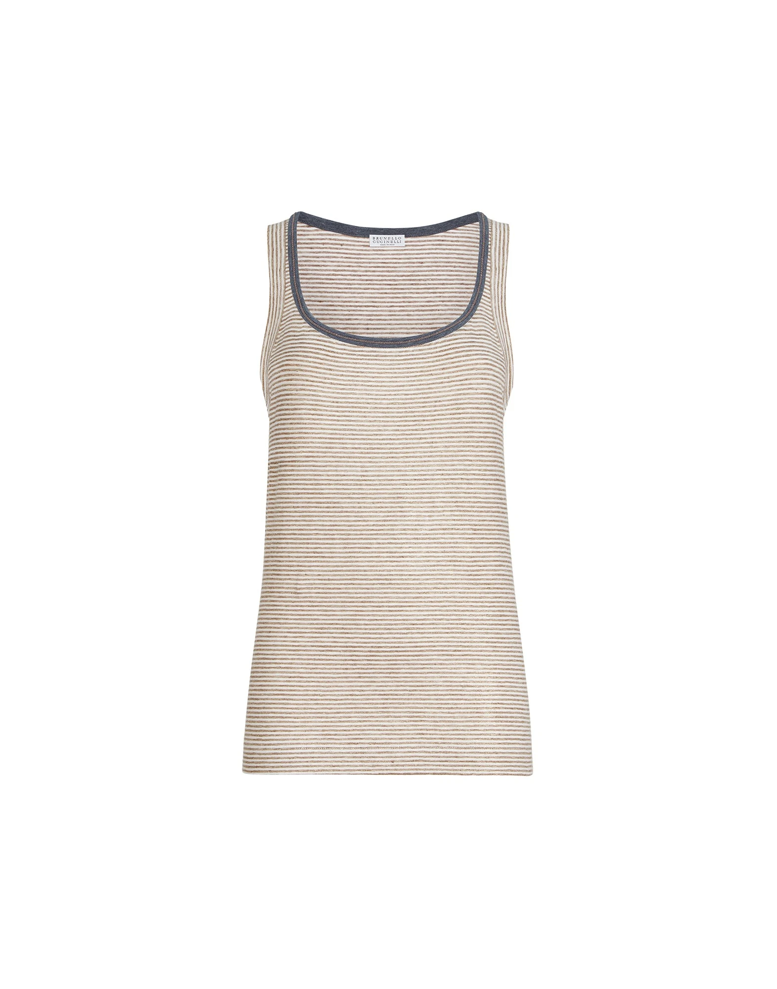 Brunello-Cucinelli-Striped-jersey-top-with-monili-286485_nobg Brunello Cucinelli