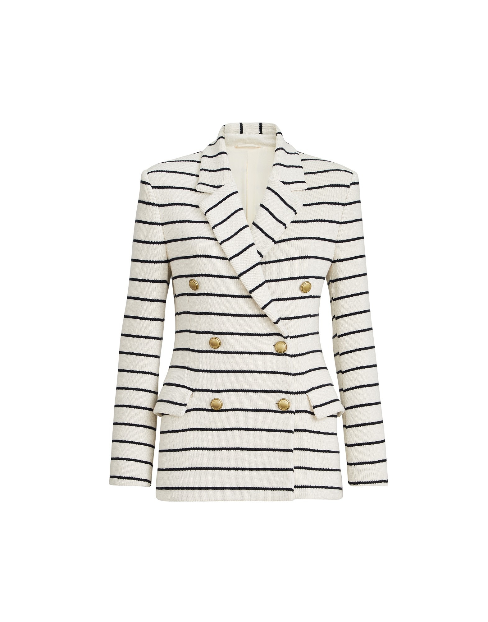 Brunello Cucinelli Striped knit blazer