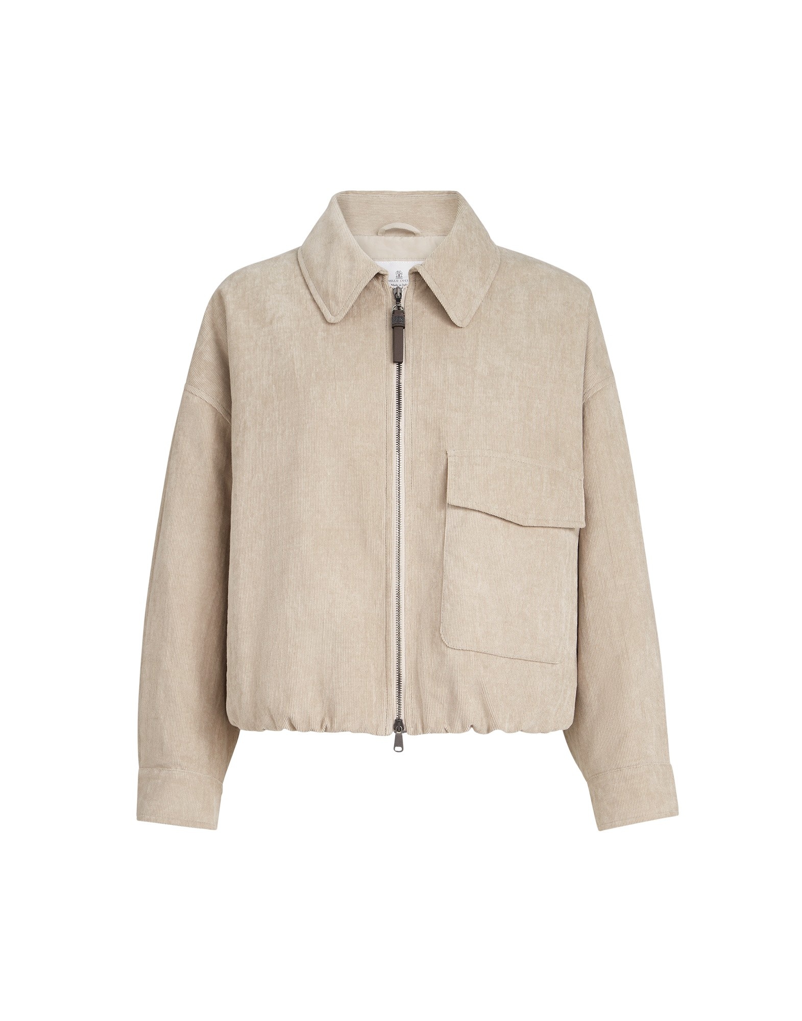 Brunello Cucinelli Vintage corduroy outerwear jacket in Beige