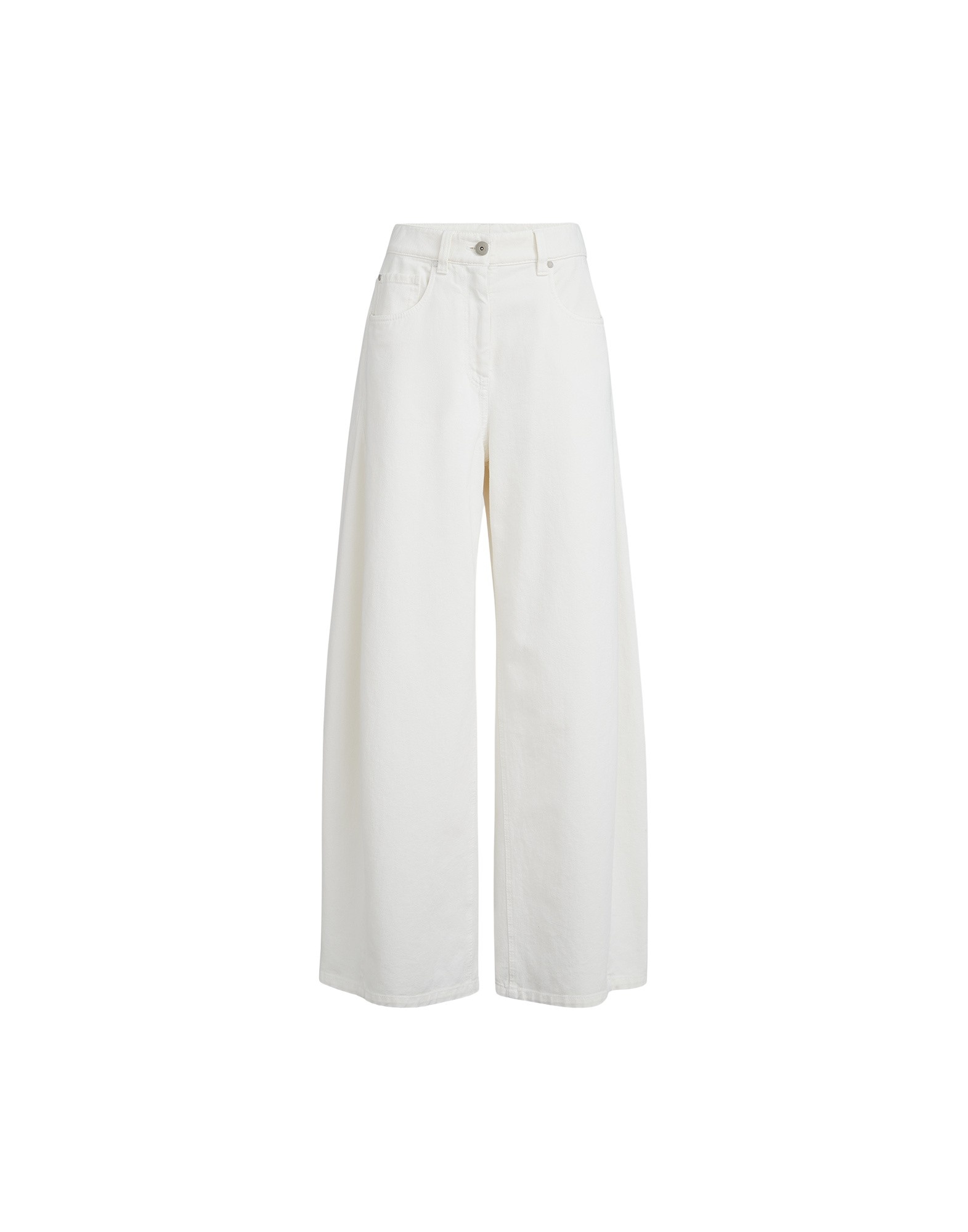 Brunello Cucinelli Wide trousers in White