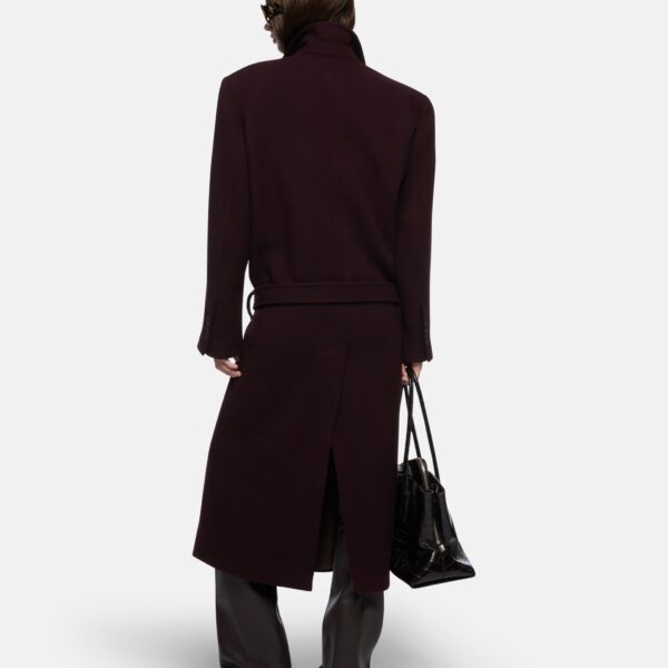 Attico burgundy coat