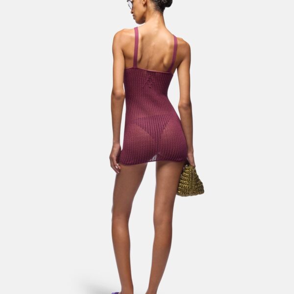 Attico burgundy dress