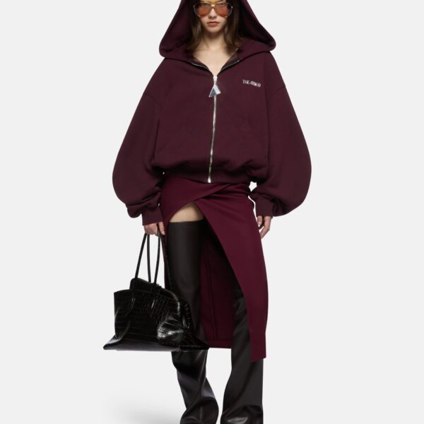 Burgundy sweatshirt
