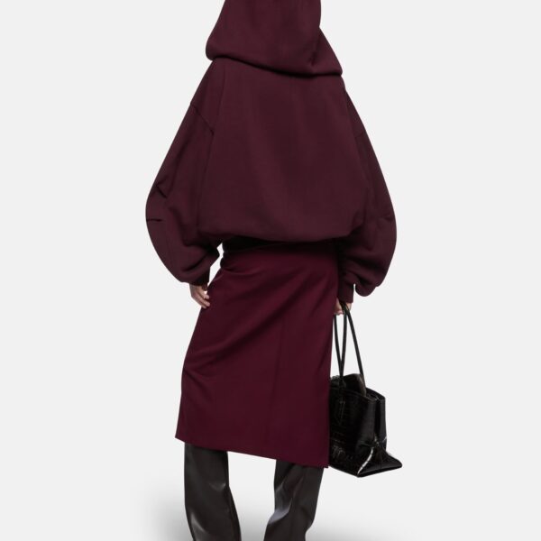 Attico burgundy knitwear