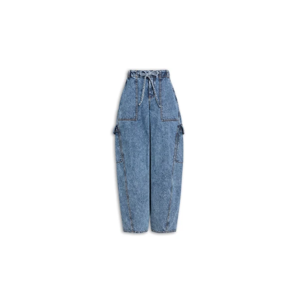 Alaia Cargo Denim Pants