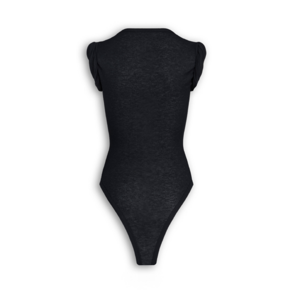 Alaïa Cashmere Blend Jersey Bodysuit - ALAÏA Tops - Laser Cut Luxury - Shop at Coveti