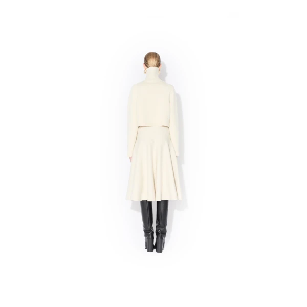 Alaia Cashmere Knit Cropped Jumper, view 3