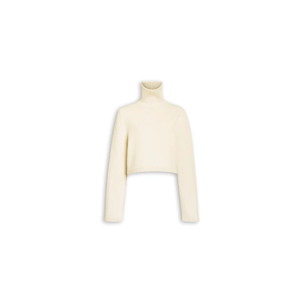 Alaia Cashmere Knit Cropped Jumper