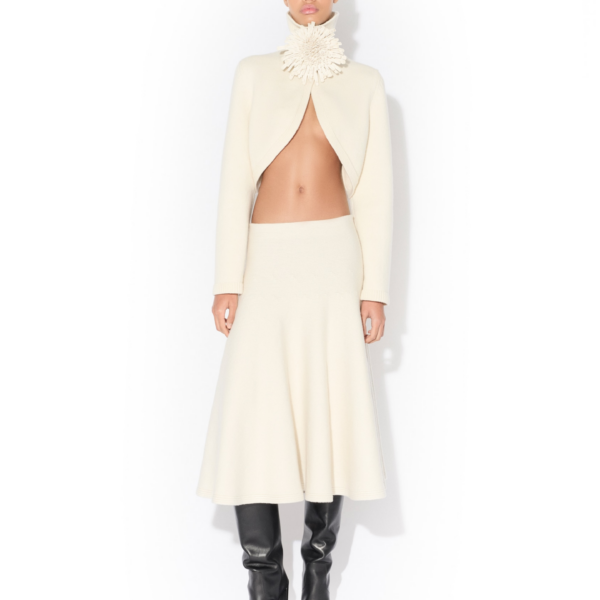 Alaïa Cashmere Knit Cut Out Jumper - ALAÏA Knitwear - Laser Cut Luxury - Shop at Coveti