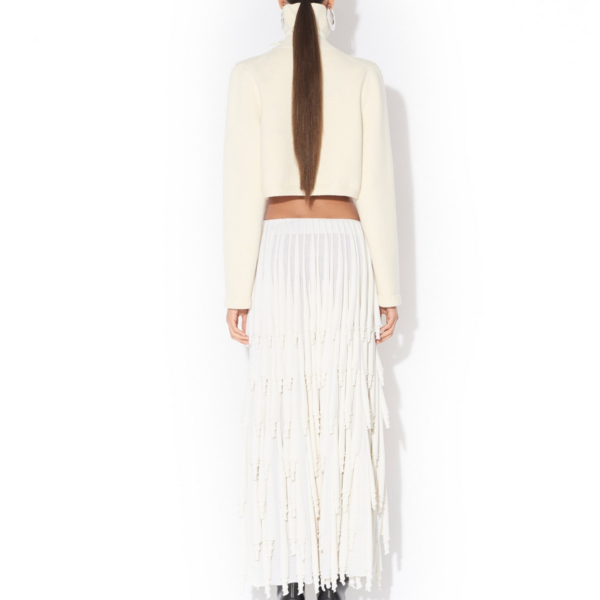 Alaïa Cashmere Knit Cut Out Jumper - ALAÏA Knitwear - Laser Cut Luxury - Shop at Coveti