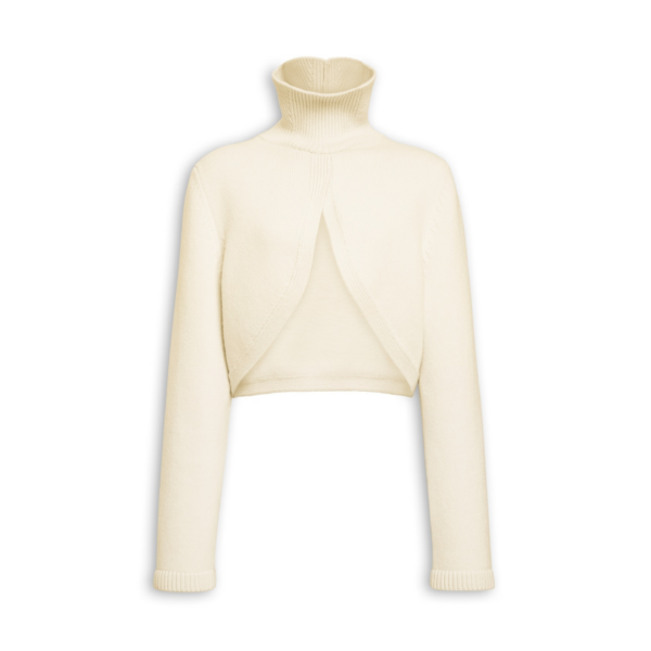 Alaïa Cashmere Knit Cut Out Jumper - ALAÏA Knitwear - Laser Cut Luxury - Shop at Coveti
